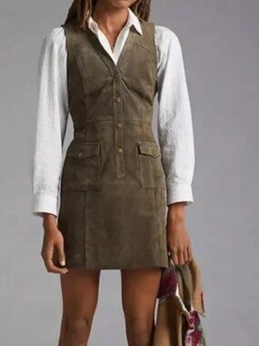 Pilcro Suede Dress